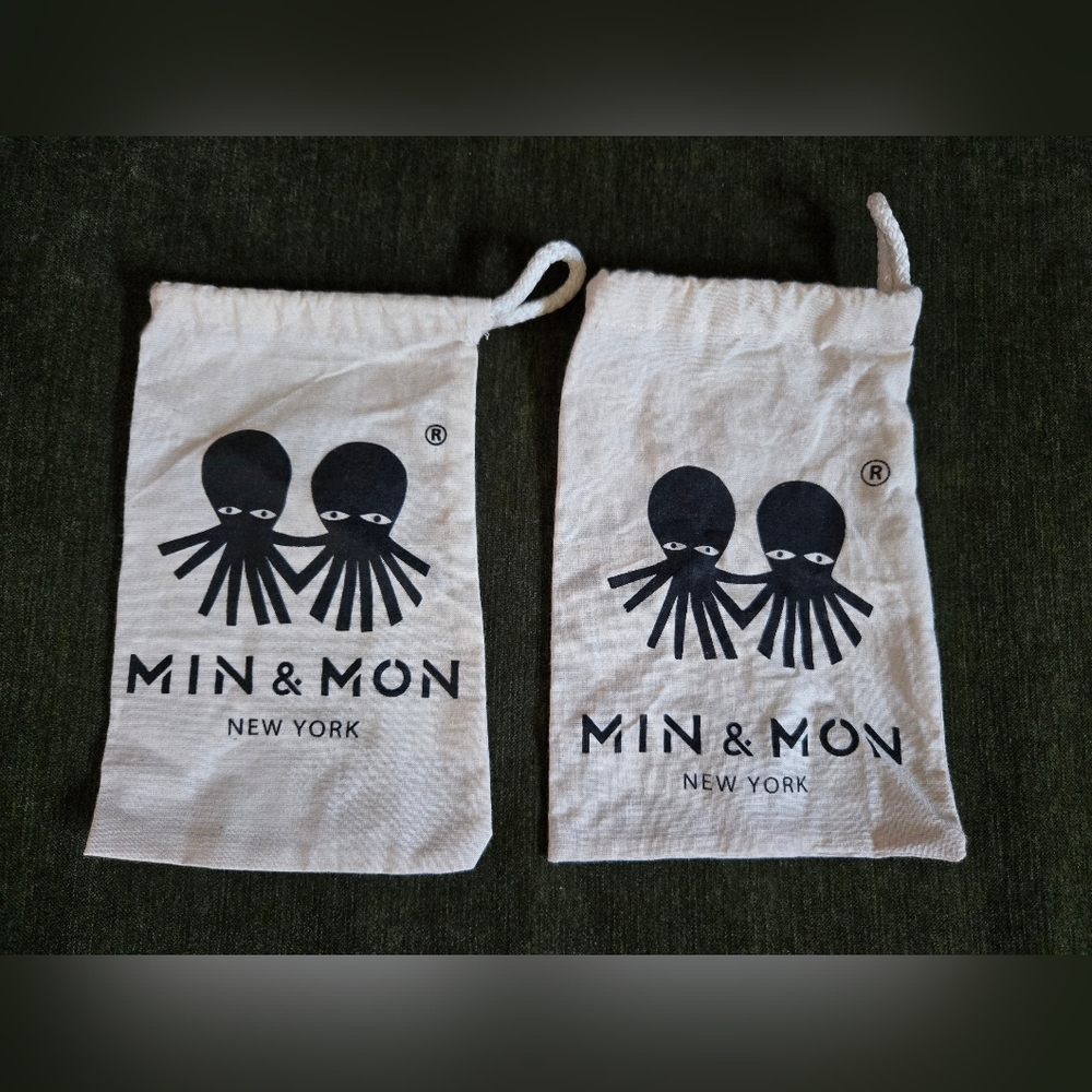 Min & Mon Cream Eco-Friendly Cosmetic Bag